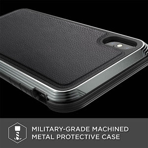 X-Doria Defense Lux for iPhone Xs Max (Black Leather)