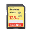 Sandisk 128GB 90MB/s Extreme SDXC Class 10 Flash Memory Card