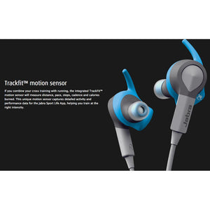 Jabra SPORT COACH SE Bluetooth Earbuds w/ Coaching (Blue)