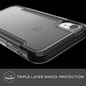 X-Doria Defense Clear for iPhone XR (Black)