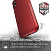 X-Doria Defense Lux for iPhone XR (Red Leather)