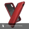 X-Doria Defense Lux for iPhone XR (Red Leather)