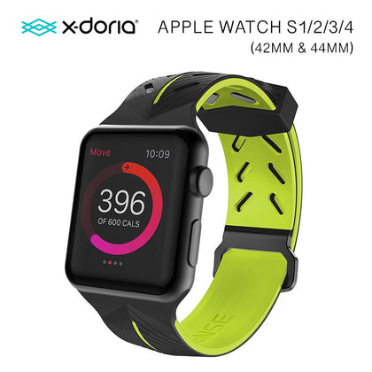 X-Doria 38mm & 40mm Action Band for Apple Watch (Black)