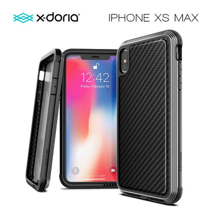 X-Doria Defense Lux for iPhone Xs Max (Black Carbon Fiber)