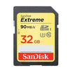 Sandisk 32GB 90MB/s Extreme SDHC Class 10 Flash Memory Card