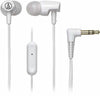 Audio-Technica ATH-CLR100iS SonicFuel In-Ear Headphones with In-line Microphone & Control, Black