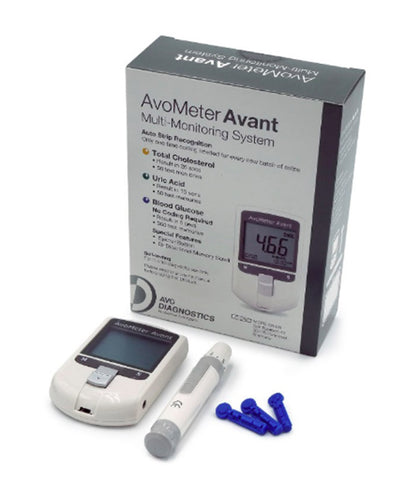 Avometer Avant Multi-Monitoring System For Cholesterol Uric Acid & Blood Glucose
