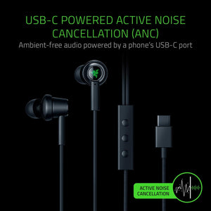 Razer Hammerhead USB-C ANC In-Ear Headset