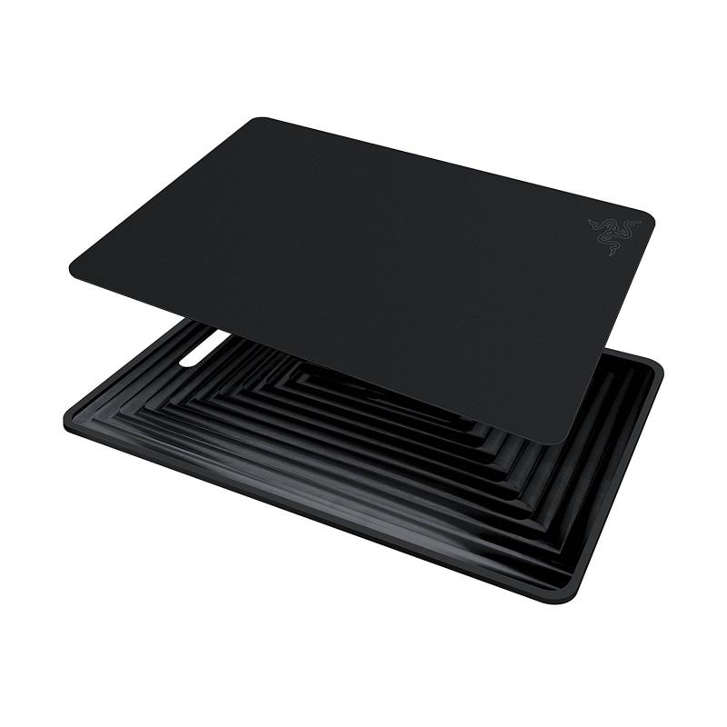 Razer Invicta Gunmetal Grey Mouse Pad - Dual Surface with Aluminium Base