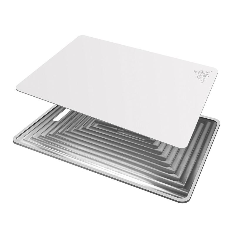 Razer Invicta Mercury White Mouse Pad - Dual Surface with Aluminium Base