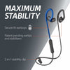 Plantronics BackBeat FIT 350 Wireless Headphones, Stable, Ultra-Light, Sweatproof in Ear Workout Headphones, Black