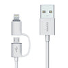 Romoss 2-in-1 Lightning & Micro USB Cable