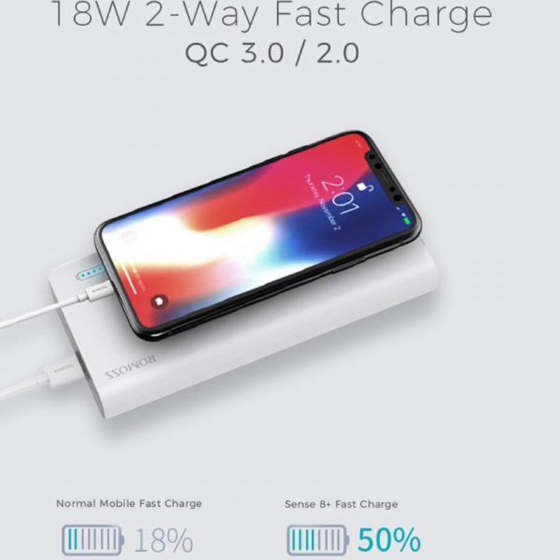 Romoss Sense 8+ Type-C QC3.0 30000mAh Powerbank