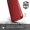 X-Doria Defense Lux for iPhone X (Red Leather)