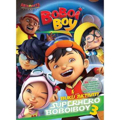 BoBoiBoy Buku Aktiviti Superhero 3 - BBB BoBoi Boy