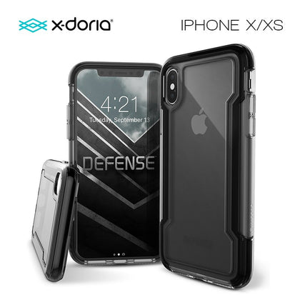 X-Doria Defense Clear for iPhone X (Black)