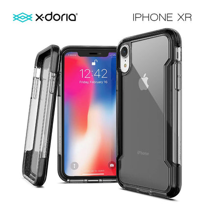 X-Doria Defense Clear for iPhone XR (Black)