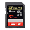 Sandisk 32GB 95MB/s Extreme PRO SDHC UHS-1 U3 Class 10 Flash Memory Card