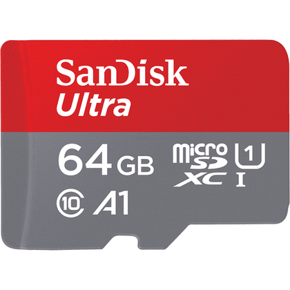 SanDisk 64GB A1 98Mb/s Ultra Micro SDHC Class 10 Memory Card