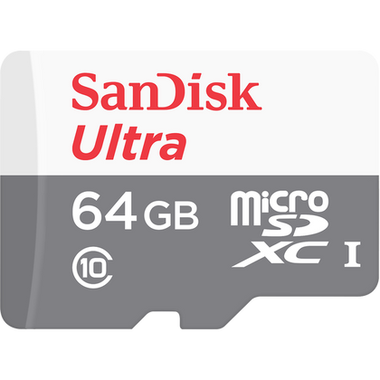 SanDisk 64GB 80Mb/s Ultra Micro SDXC Class 10 Memory Card